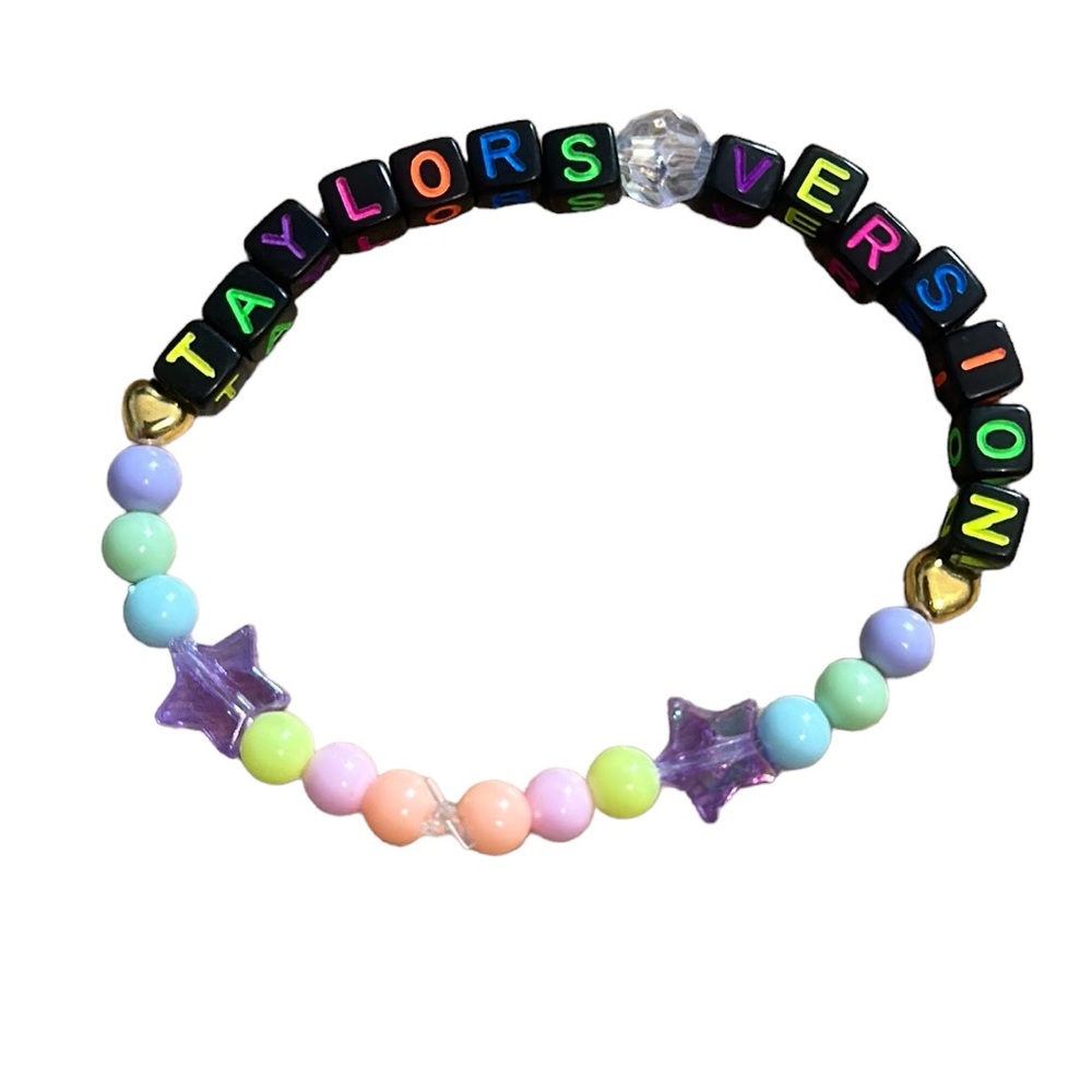 Taylor Swift Handmade Friendship Beaded Bracelet
“Taylor’s Version”